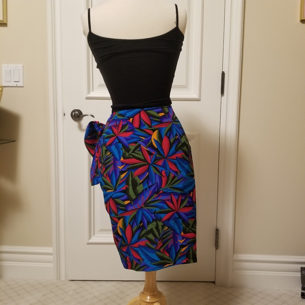 Vintage Wrap Around Skirt
